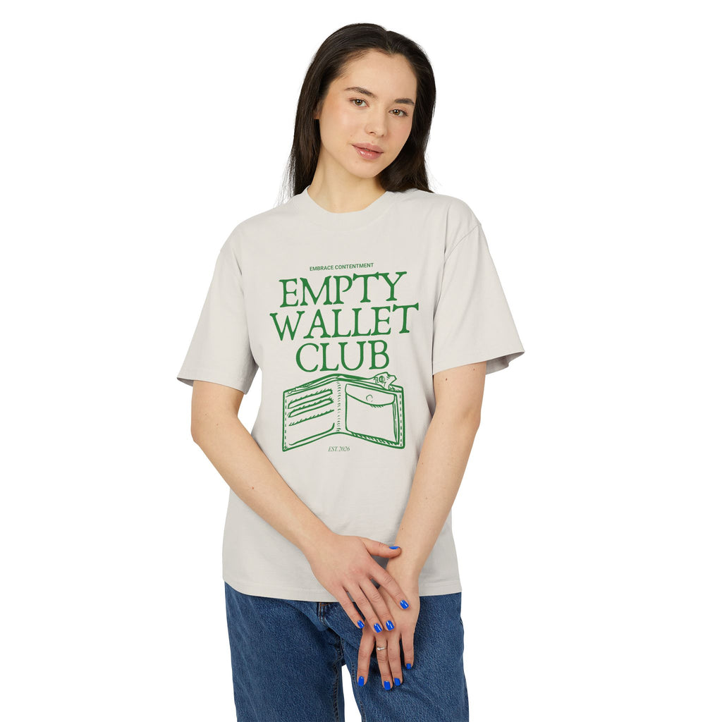 EMPTY WALLET CLUB - Unisex Heavy Faded Tee