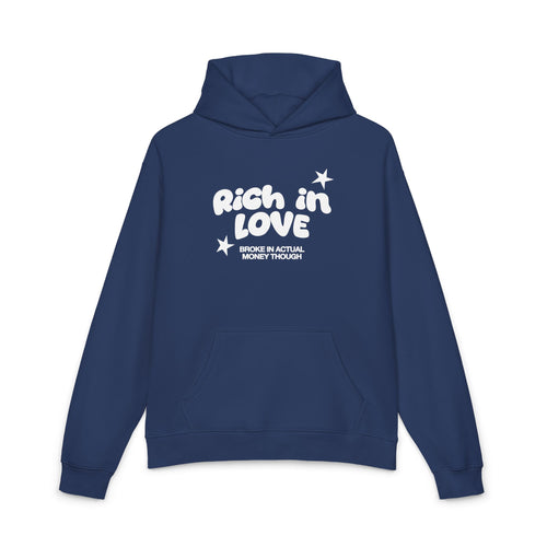 RICH IN LOVE - Relaxed Pullover Hoodie