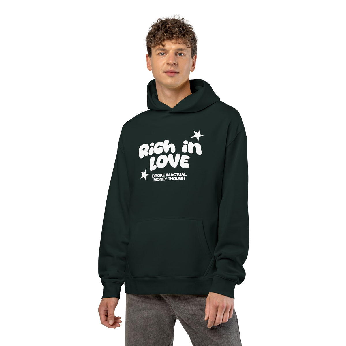 RICH IN LOVE - Relaxed Pullover Hoodie