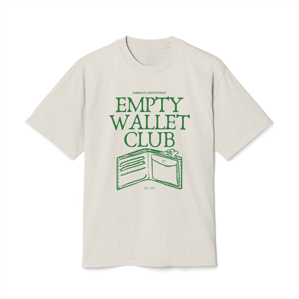 EMPTY WALLET CLUB - Unisex Heavy Faded Tee