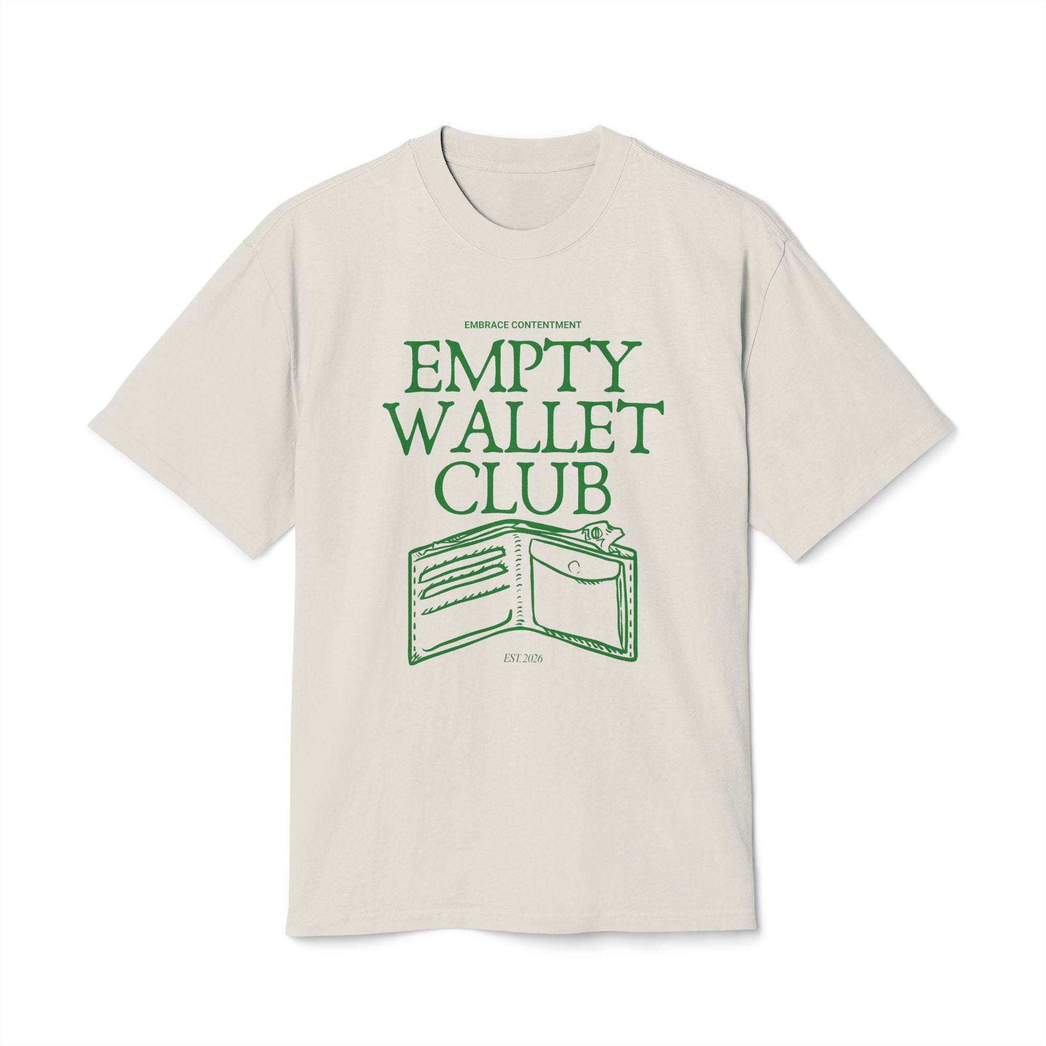 EMPTY WALLET CLUB - Unisex Heavy Faded Tee