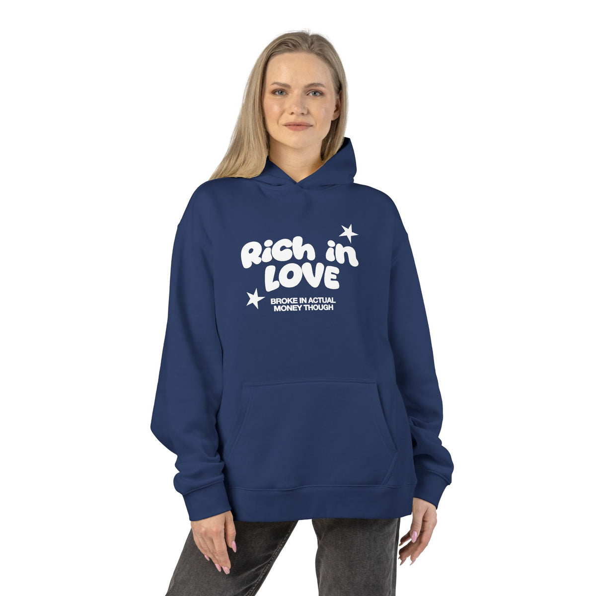 RICH IN LOVE - Relaxed Pullover Hoodie